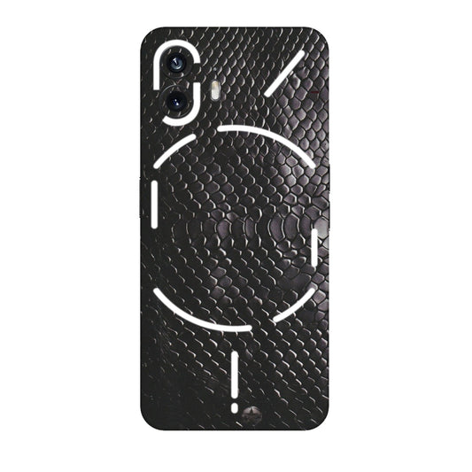 Nothing Phone Skins (All Models) - Black Snack Leather - Matte Finish (M-147) Nothing Phone 2