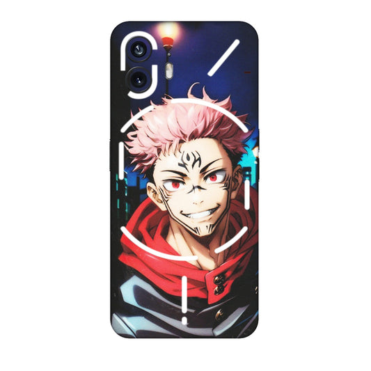 Nothing Phone Skins (All Models) - Yuji Itadori Funny Face Anime - Matte Finish (M-152) Nothing Phone 2