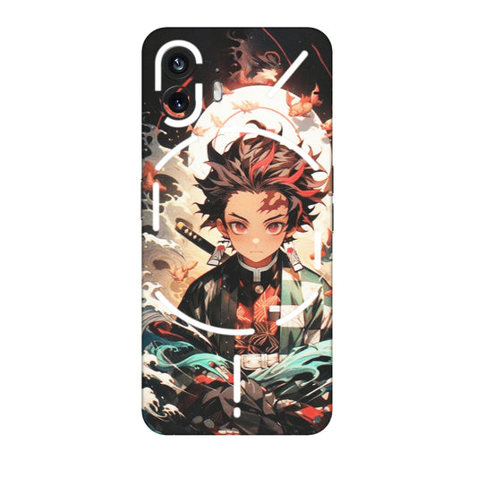 Nothing Phone Skins (All Models) - Tanjiro Demon Slayer Anime - Matte Finish (M-158) Nothing Phone 2