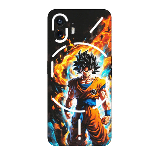 Nothing Phone Skins (All Models) - Goku Transformation Anime - Matte Finish (M-159) Nothing Phone 2