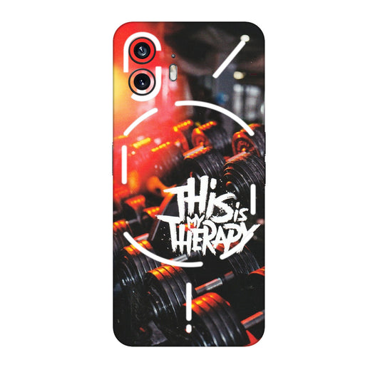 Nothing Phone Skins (All Models) - GYM Lover Therapy - Matte Finish (M-160) Nothing Phone 2