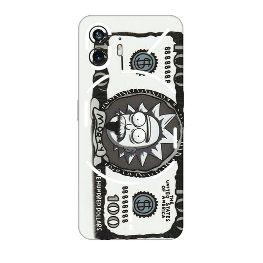 Nothing Phone Skins (All Models) - Rick And Morty Hundred Dollar Anime - Matte Finish (M-161) Nothing Phone 2
