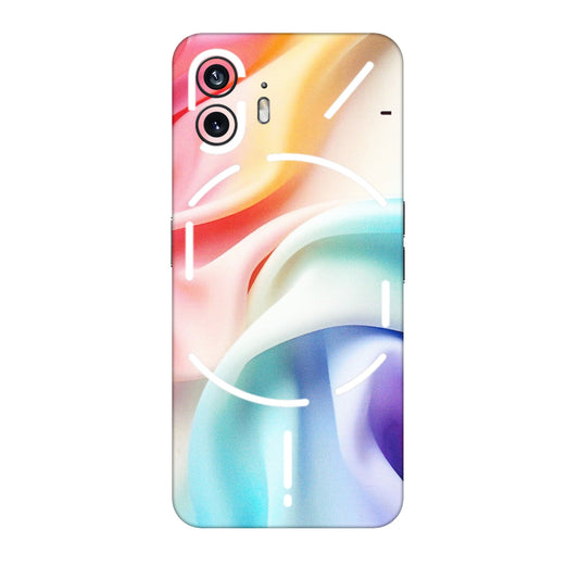 Nothing Phone Skins (All Models) - Colourful Silk Cloth - Matte Finish (M-165) Nothing Phone 2