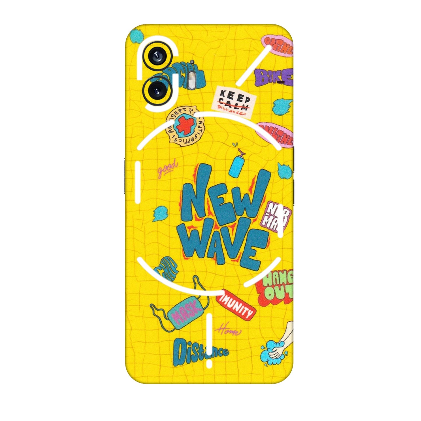 Nothing Phone Skins (All Models) - New Wave Life - Matte Finish (M-17) Nothing Phone 2