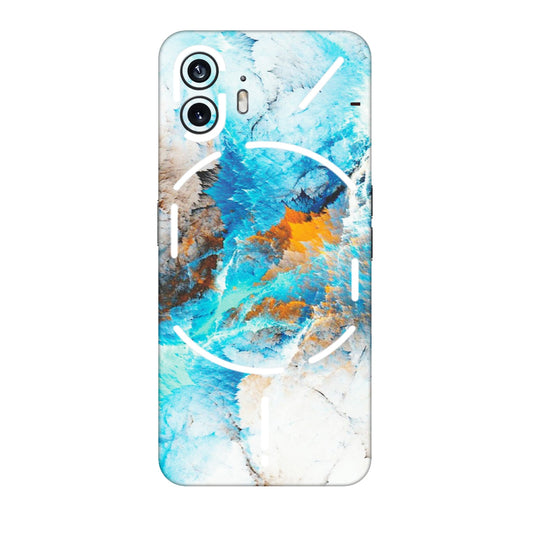 Nothing Phone Skins (All Models) - Blue Waves Abstract - Matte Finish (M-19) Nothing Phone 2
