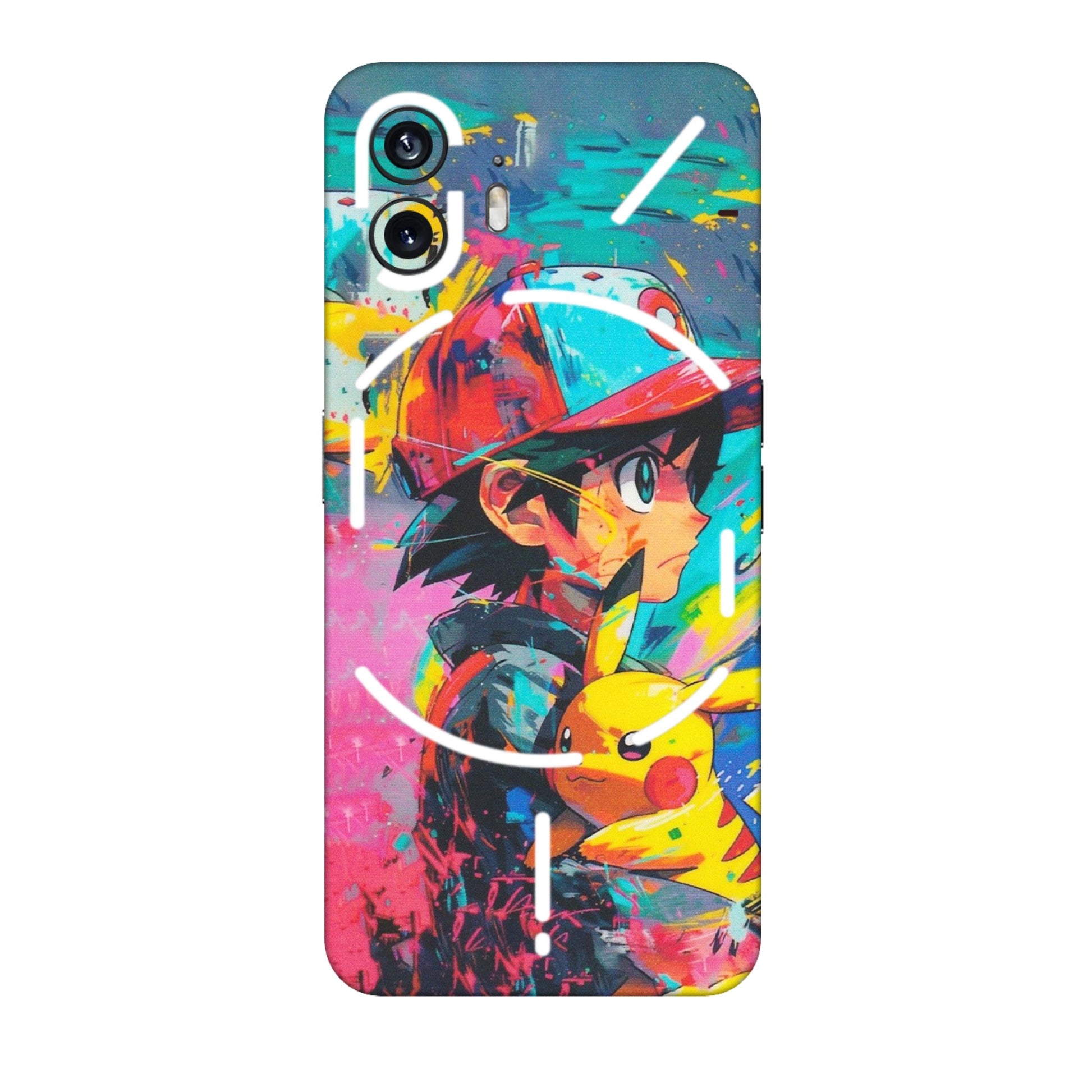 Nothing Phone Skins (All Models) - Ash & Pikachu - Matte Finish (M-26) Nothing Phone 2