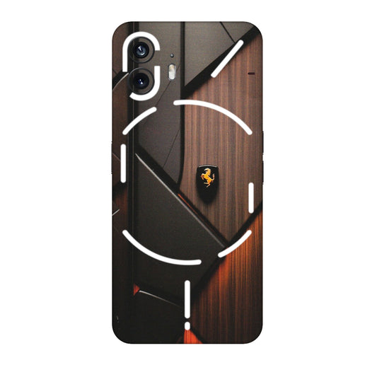 Nothing Phone Skins (All Models) - Lambo Beauty Wood Pattern Sober - Matte Finish (M-51) Nothing Phone 2