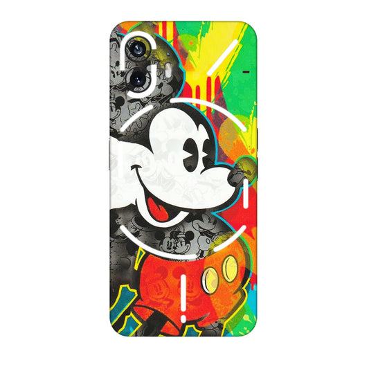 Nothing Phone Skins (All Models) - Multiple Mickey With Colourful Texture - Matte Finish (M-84) Nothing Phone 2
