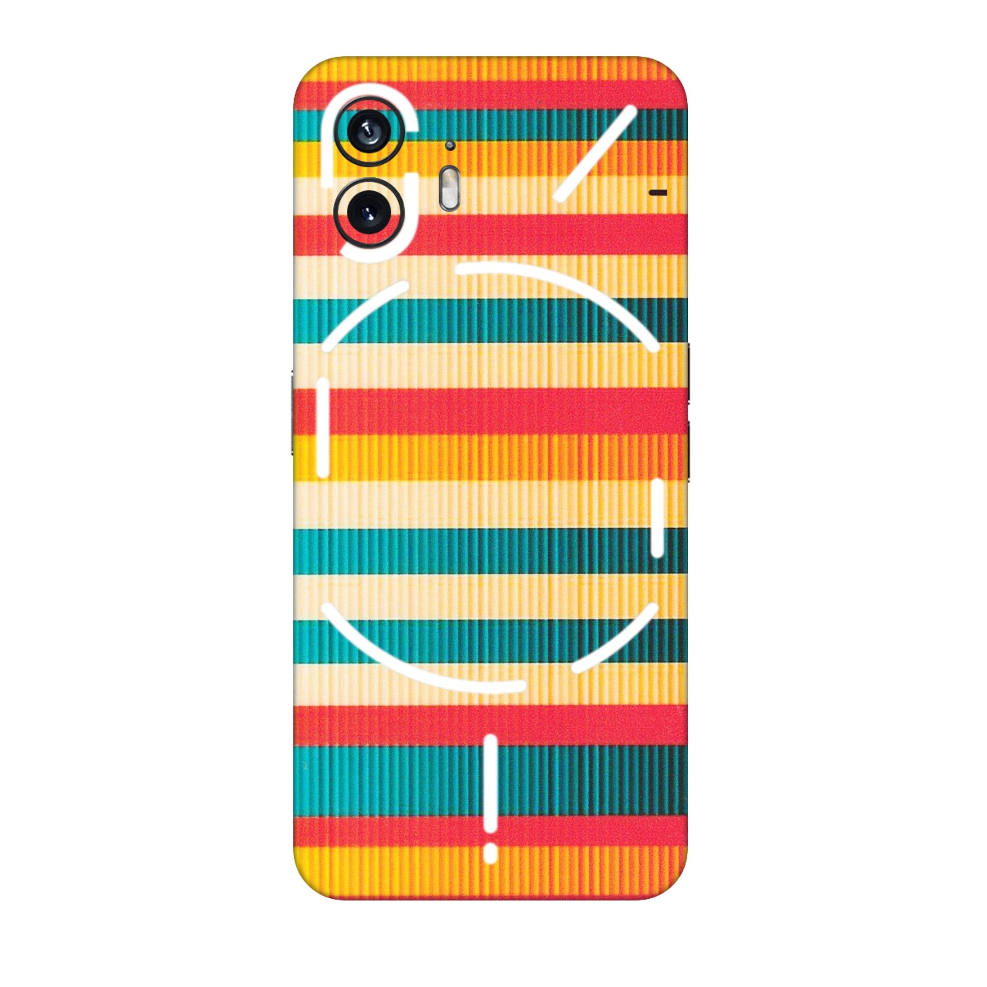 Nothing Phone Skins (All Models) - Colourful Stripes Soothing Effect - Matte Finish (M-86) Nothing Phone 2