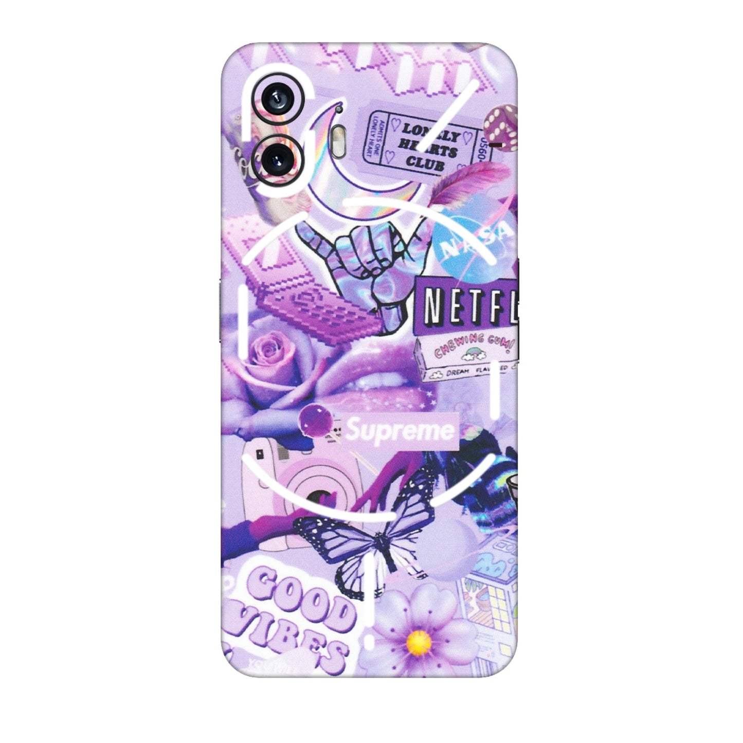 Nothing Phone Skins (All Models) - Supreme Purple Magic - Matte Finish (M-88) Nothing Phone 2