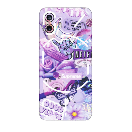 Nothing Phone Skins (All Models) - Supreme Purple Magic - Matte Finish (M-88) Nothing Phone 2