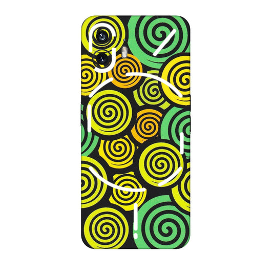 Nothing Phone Skins (All Models) - Funky Crazy Spiral - Funky Matte Finish (M-91) Nothing Phone 2