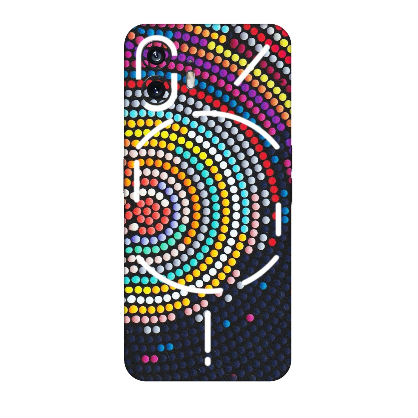 Nothing Phone Skins (All Models) - Rainbow Dot Mandala - Matte Finish (M-97) Nothing Phone 2