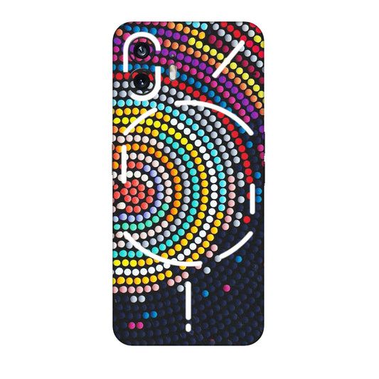 Nothing Phone Skins (All Models) - Rainbow Dot Mandala - Matte Finish (M-97) Nothing Phone 2