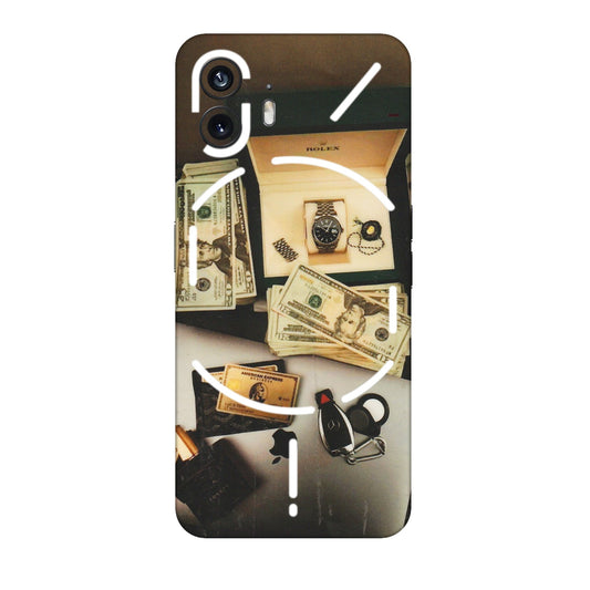 Nothing Phone Skins (All Models) - Tranzy Series Luxury Lifestyle - Transparent Finish (T-11) Nothing Phone 2