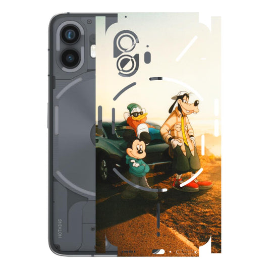 Nothing Phone Skins (All Models) - Tranzy Series Hello Mr. Goofy - Transparent Finish (T-13) Nothing Phone 2
