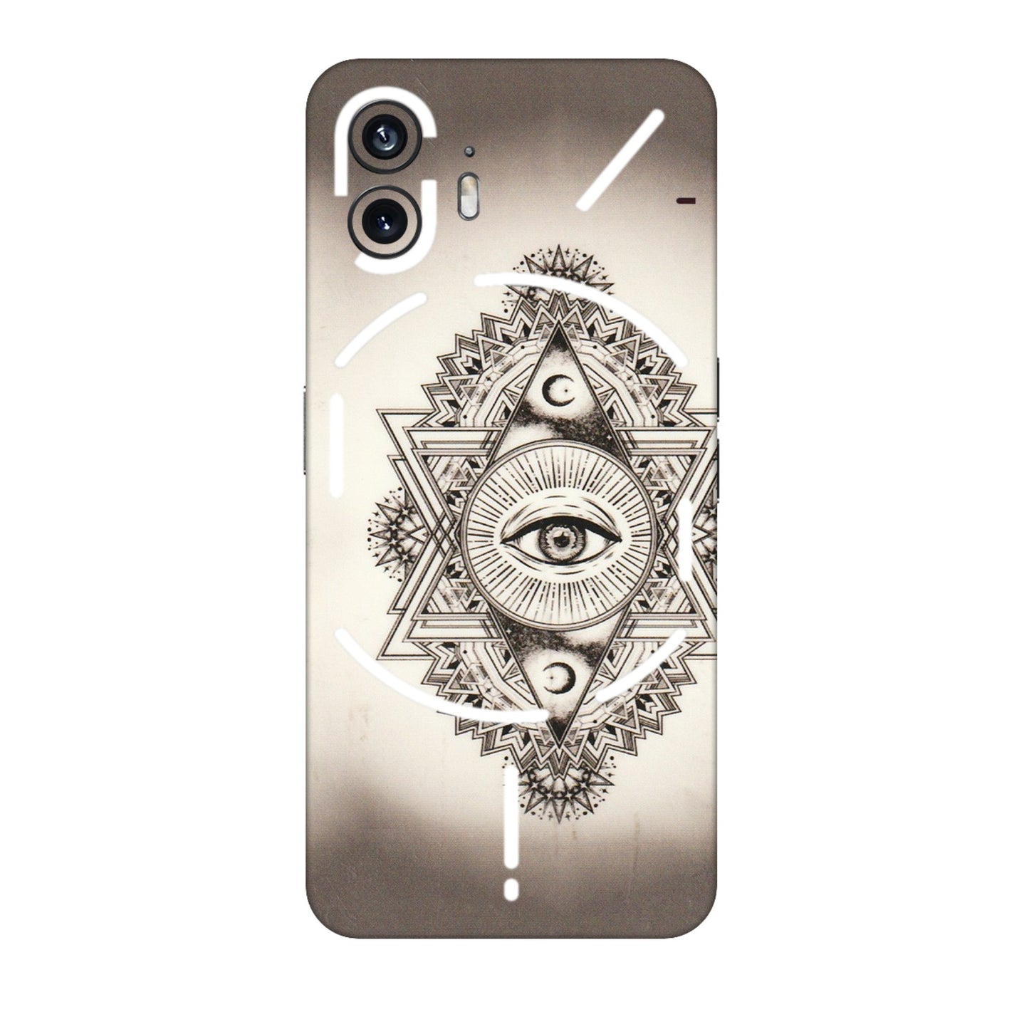 Nothing Phone Skins (All Models) - Tranzy Series Illuminati Great Eye - Transparent Finish (T-14) Nothing Phone 2