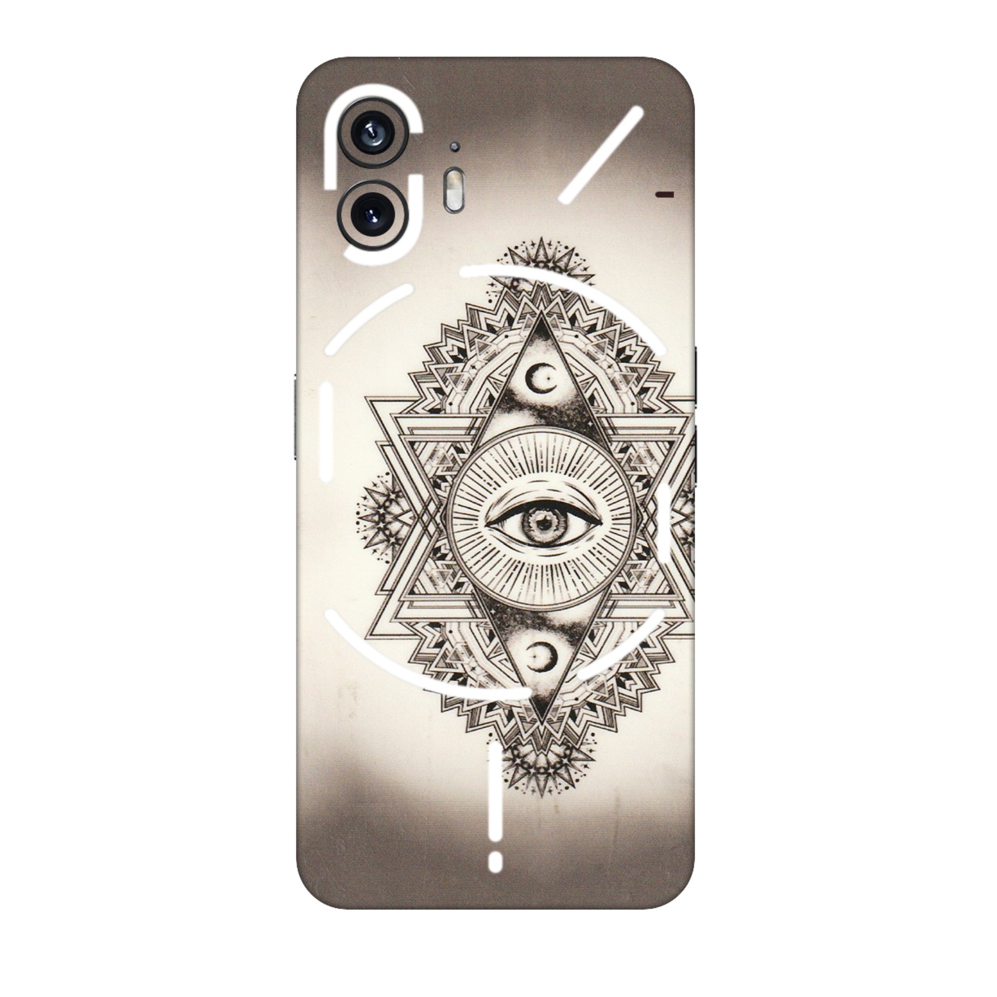Nothing Phone Skins (All Models) - Tranzy Series Illuminati Great Eye - Transparent Finish (T-14) Nothing Phone 2