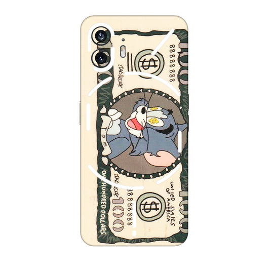 Nothing Phone Skins (All Models) - Tranzy Series One Hundred Dollar Tom - Transparent Finish (T-16) Nothing Phone 2