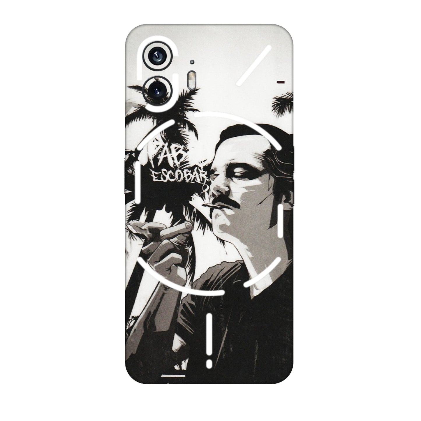 Nothing Phone Skins (All Models) - Tranzy Series Pab Escobar - Transparent Finish (T-5) Nothing Phone 2
