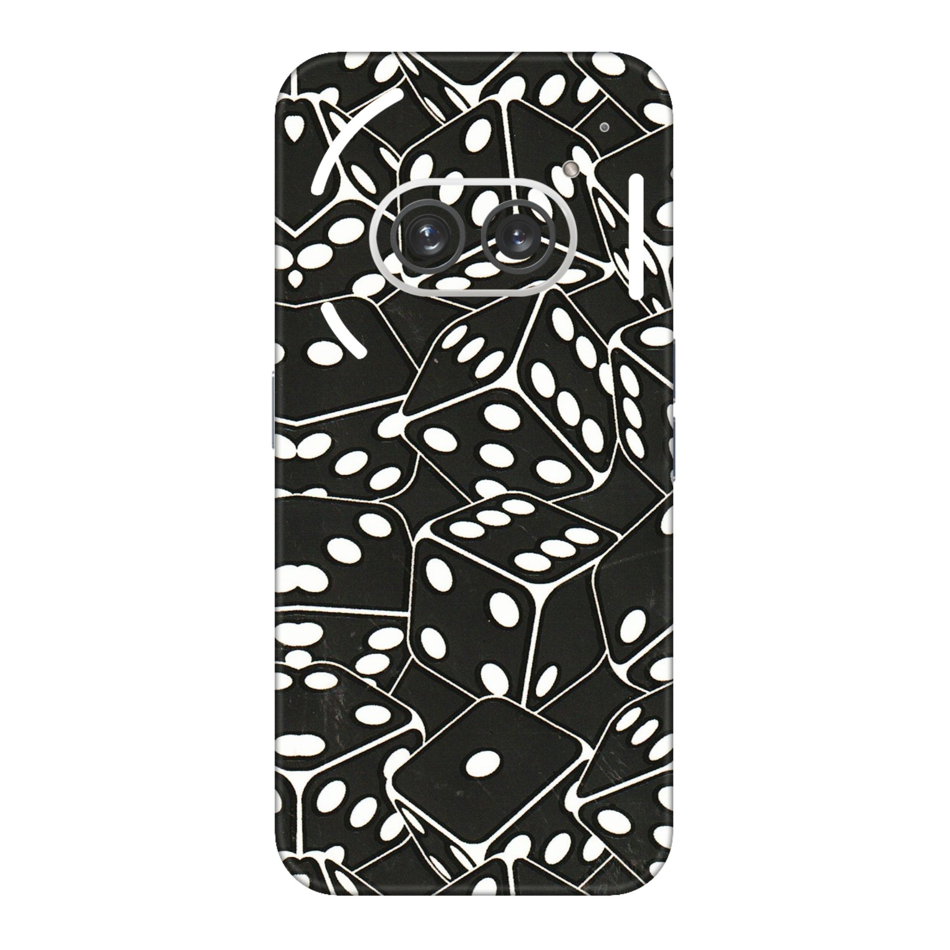 Nothing Phone Skins (All Models) - Big Black Dices - 3D Embossed Finish (L-106) Nothing Phone 2A
