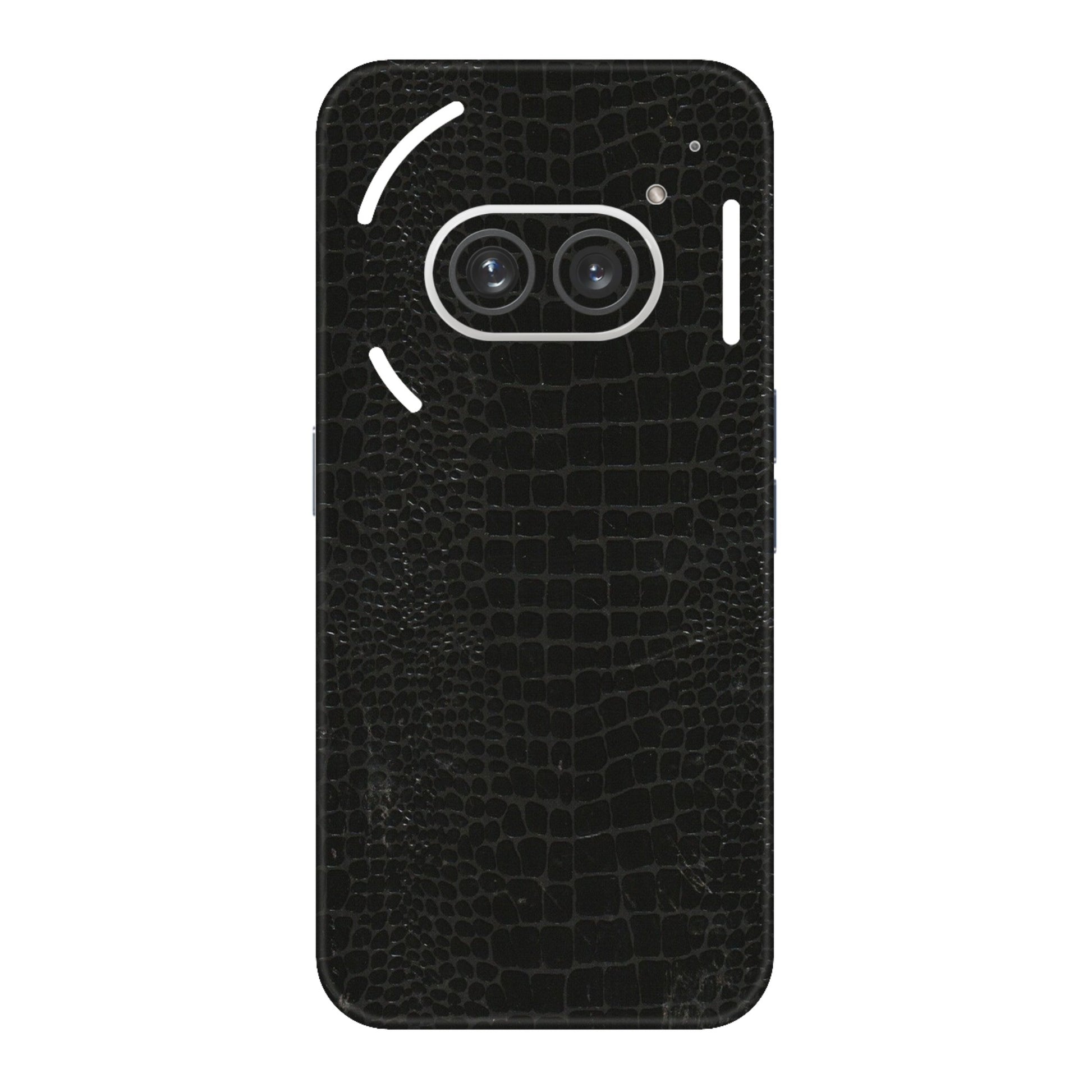 Nothing Phone Skins (All Models) - Snake Leather Black - 3D Embossed Finish (L-107) Nothing Phone 2A