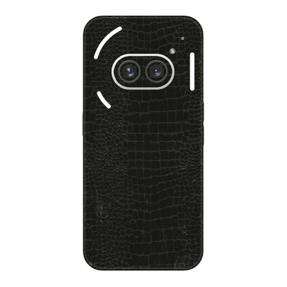 Nothing Phone Skins (All Models) - Snake Leather Black - 3D Embossed Finish (L-107) Nothing Phone 2A