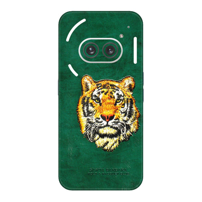 Nothing Phone Skins (All Models) - Leather Feel Tiger - 3D Embossed Finish (L-111) Nothing Phone 2A