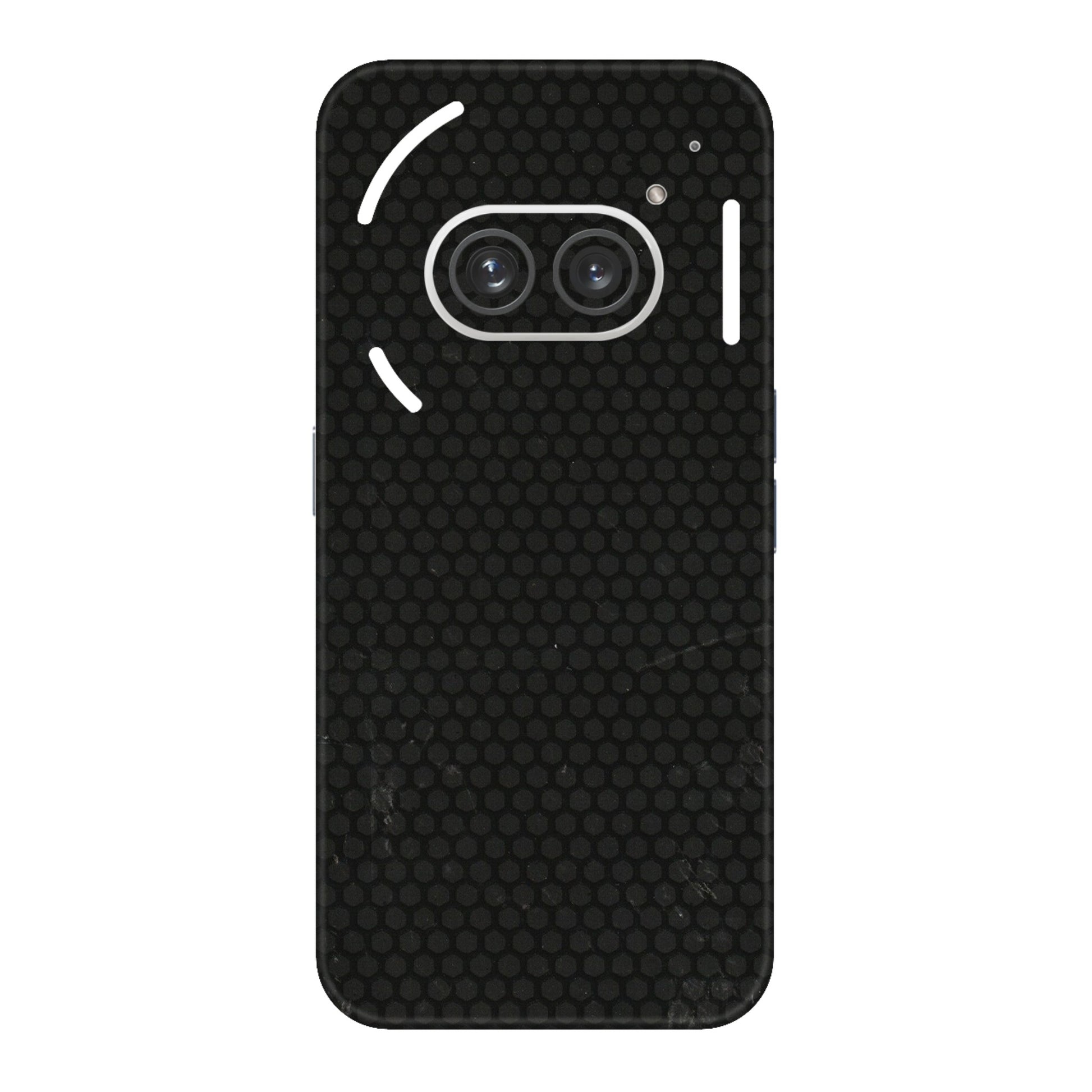 Nothing Phone Skins (All Models) - Black honeycomb - 3D Embossed Finish (L-114) Nothing Phone 2A