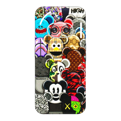 Nothing Phone Skins (All Models) - More Mickey Mouses - 3D Embossed Finish (L-118) Nothing Phone 2A