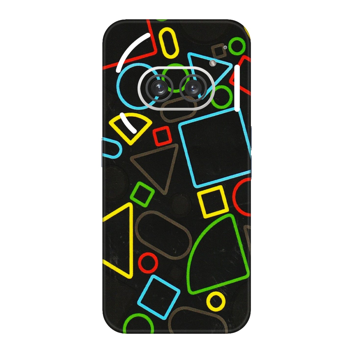 Nothing Phone Skins (All Models) - Black Shapes - 3D Embossed Finish (L-131) Nothing Phone 2A