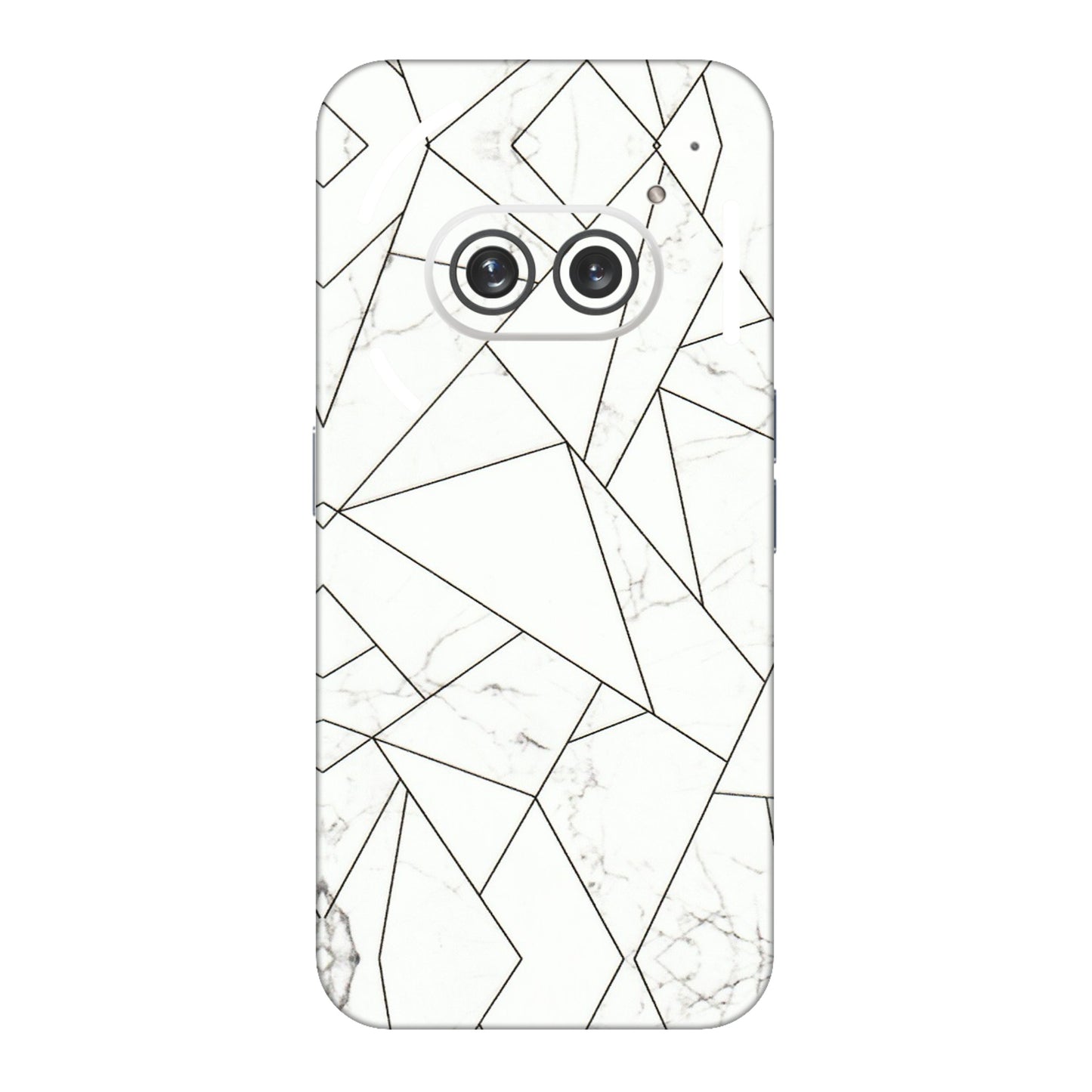 Nothing Phone Skins (All Models) - Luxury White Marble Effect - 3D Embossed Finish (L-168) Nothing Phone 2A