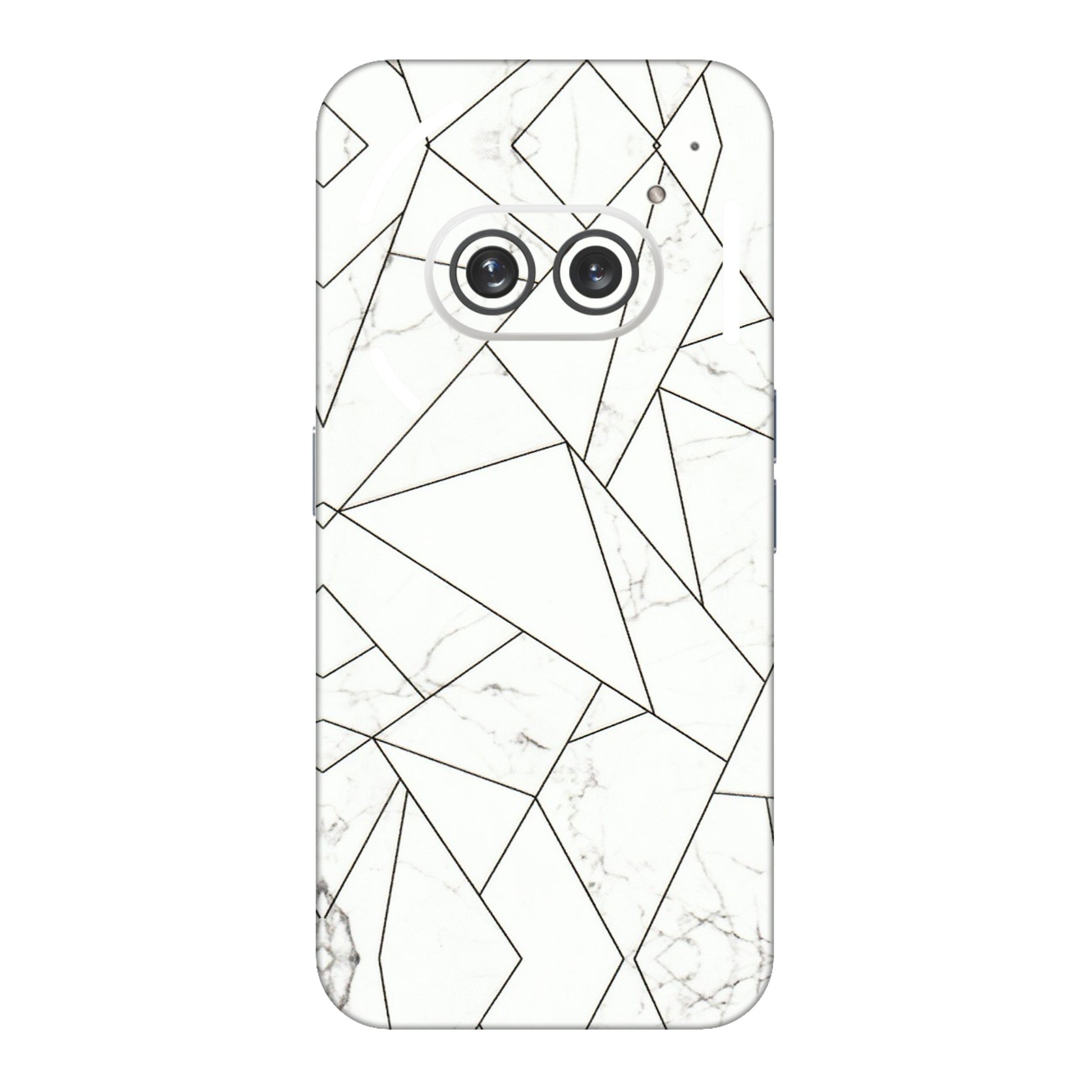 Nothing Phone Skins (All Models) - Luxury White Marble Effect - 3D Embossed Finish (L-168) Nothing Phone 2A