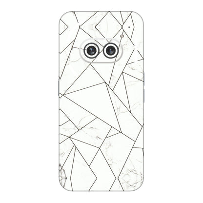 Nothing Phone Skins (All Models) - Luxury White Marble Effect - 3D Embossed Finish (L-168) Nothing Phone 2A