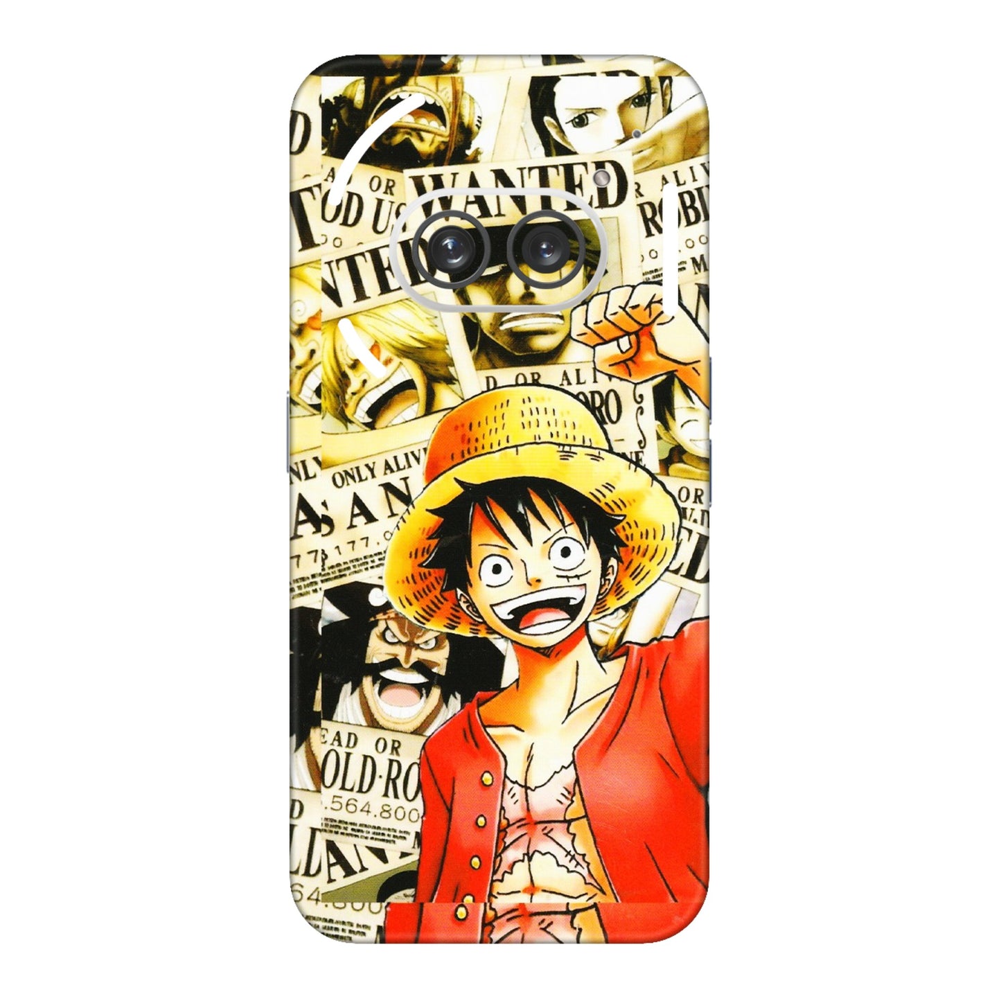 Nothing Phone Skins (All Models) - Luffy Anime - 3D Embossed Finish (L-177) Nothing Phone 2A