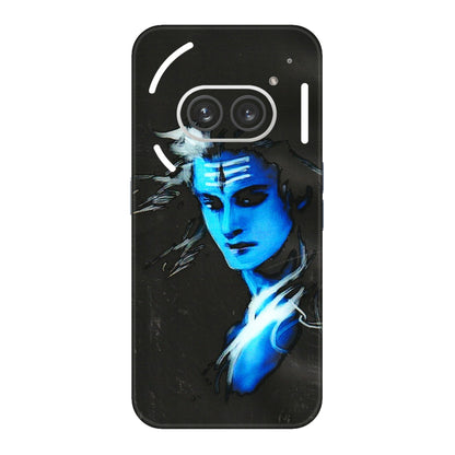 Nothing Phone Skins (All Models) - Har Har Mahadev Blue/Black - 3D Embossed Finish (L-185) Nothing Phone 2A
