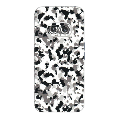 Nothing Phone Skins (All Models) - White Black Camouflage - 3D Embossed Finish (L-18) Nothing Phone 2A