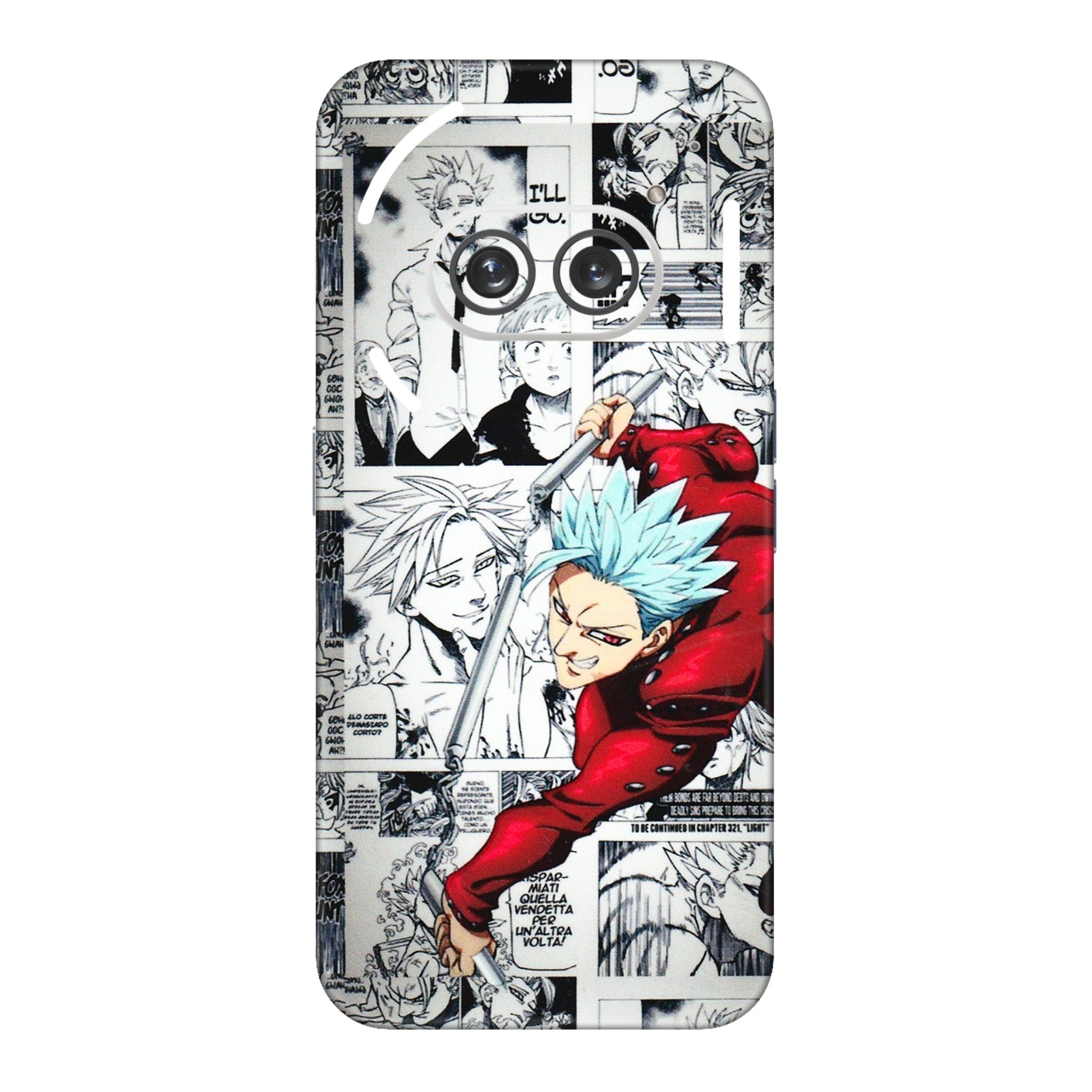 Nothing Phone Skins (All Models) - Anime Comic - 3D Embossed Finish (L-192) Nothing Phone 2A