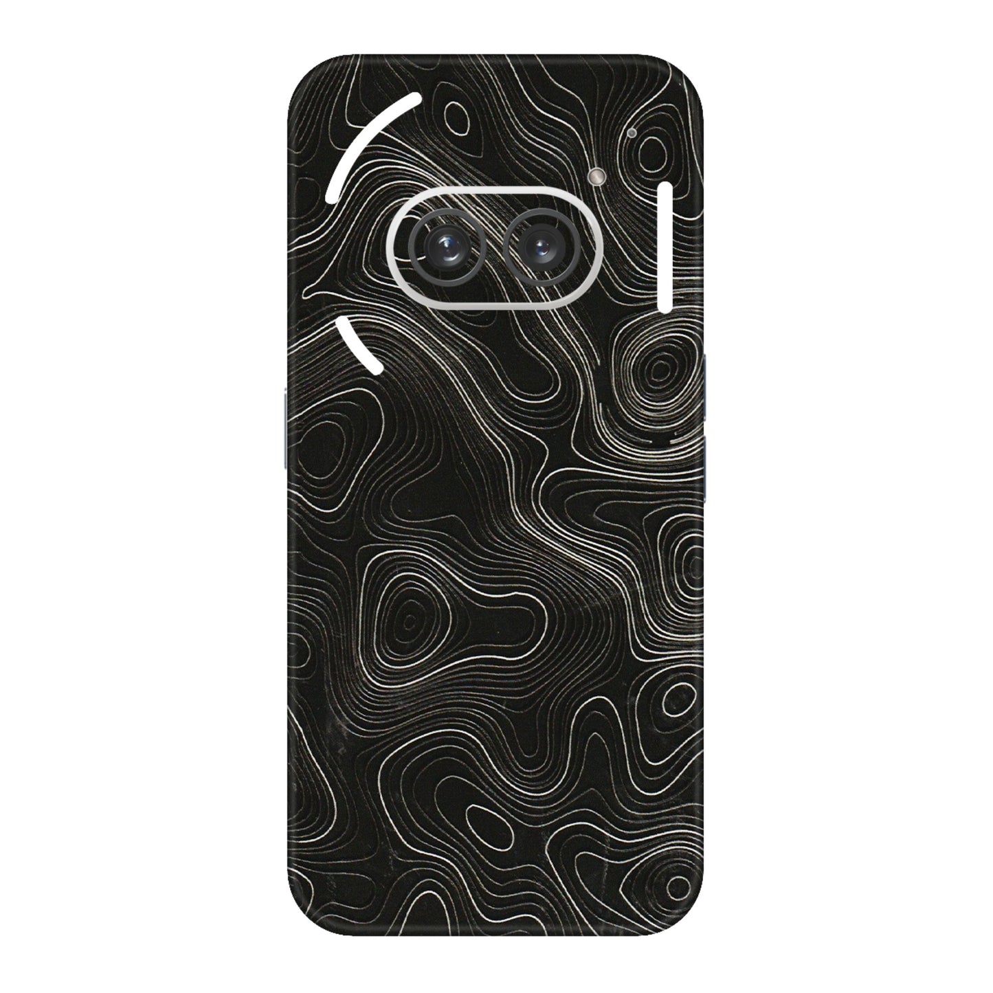 Nothing Phone Skins (All Models) - Black Swirl - 3D Embossed Finish (L-196) Nothing Phone 2A