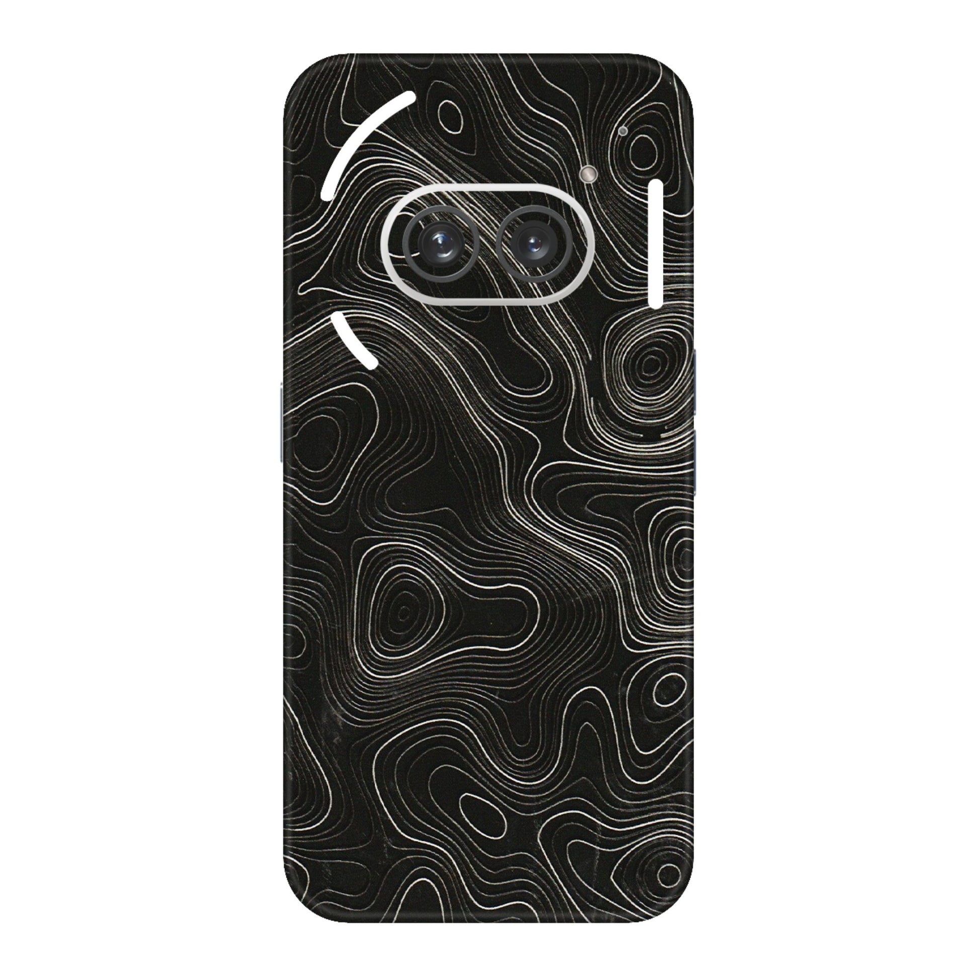 Nothing Phone Skins (All Models) - Black Swirl - 3D Embossed Finish (L-196) Nothing Phone 2A