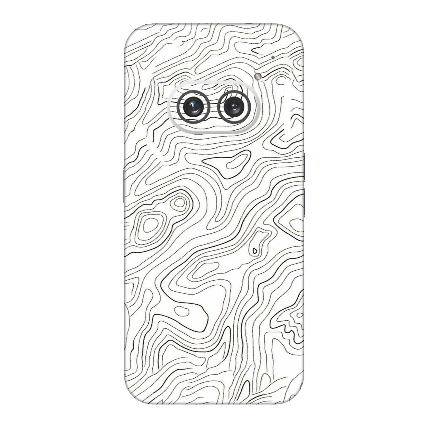 Nothing Phone Skins (All Models) - White Black Swirls  Latest - 3D Embossed Finish (L-219) Nothing Phone 2A
