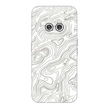 Nothing Phone Skins (All Models) - White Black Swirls  Latest - 3D Embossed Finish (L-219) Nothing Phone 2A