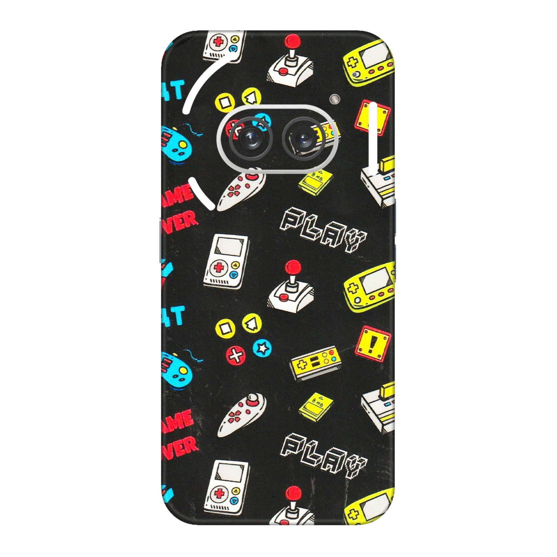 Nothing Phone Skins (All Models) - Gaming Doodles - 3D Embossed Finish (L-224) Nothing Phone 2A
