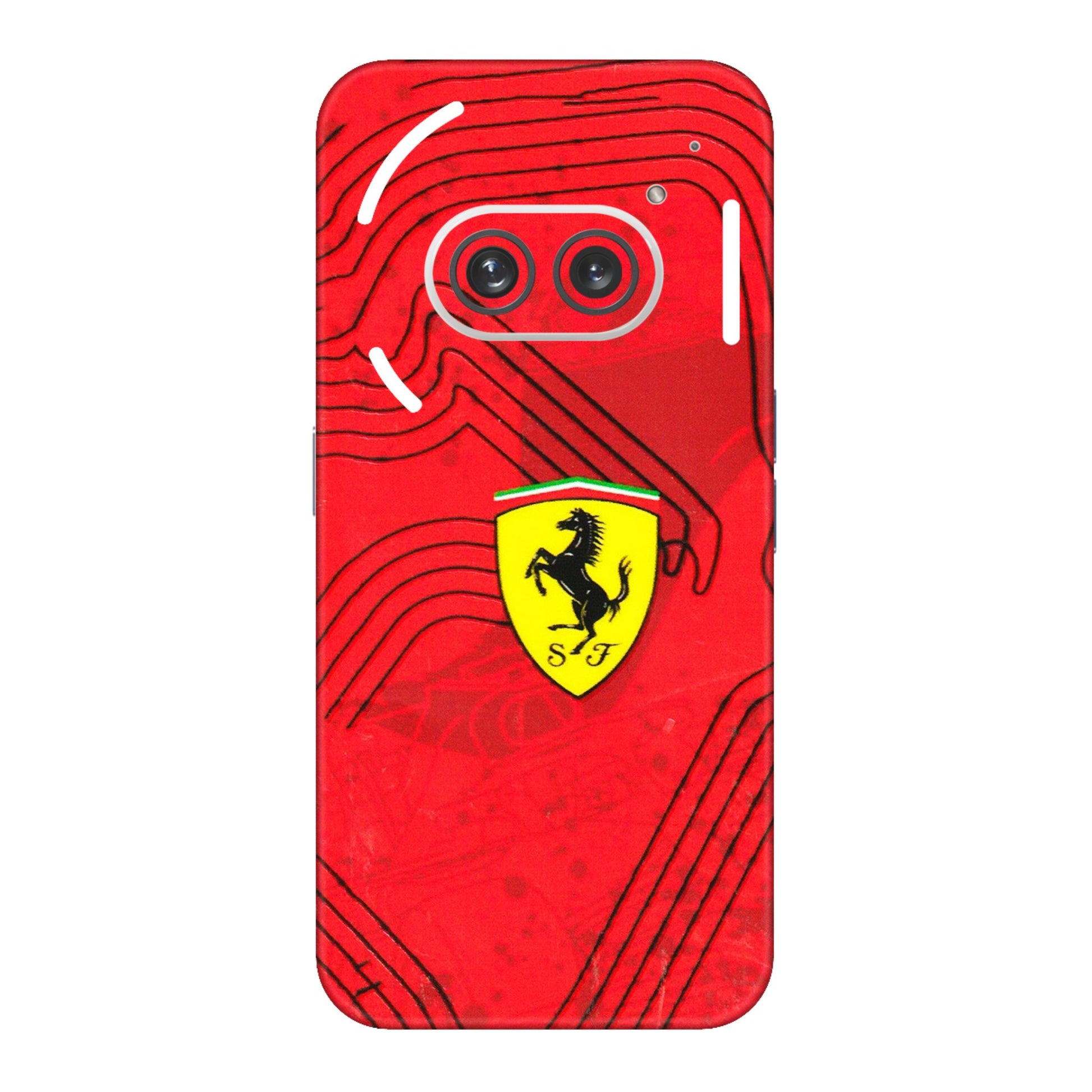 Nothing Phone Skins (All Models) - Red Ferrari Logo Stylish - 3D Embossed Finish (L-238) Nothing Phone 2A