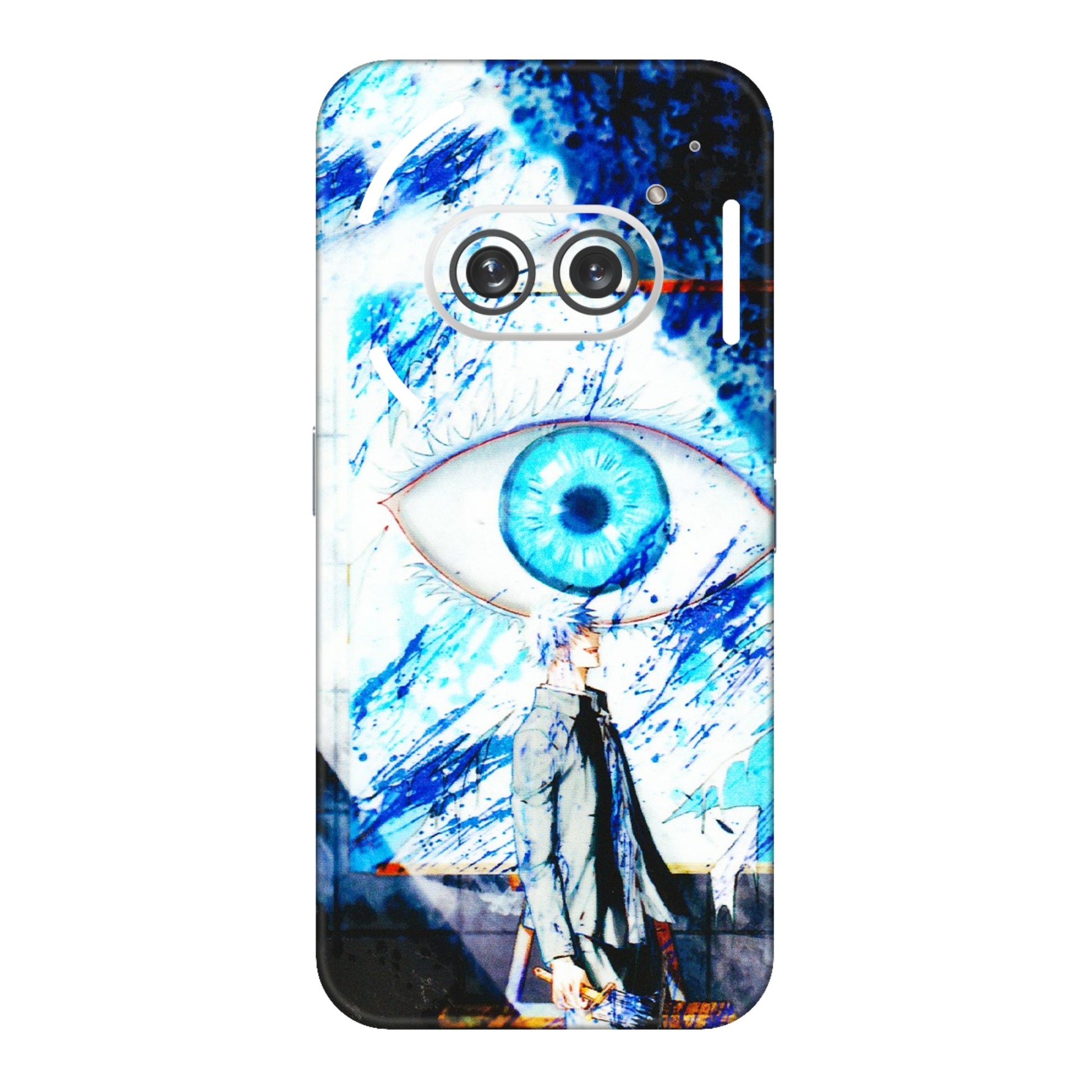 Nothing Phone Skins (All Models) - Gojo Satoru evil eye - 3D Embossed Finish (L-239) Nothing Phone 2A