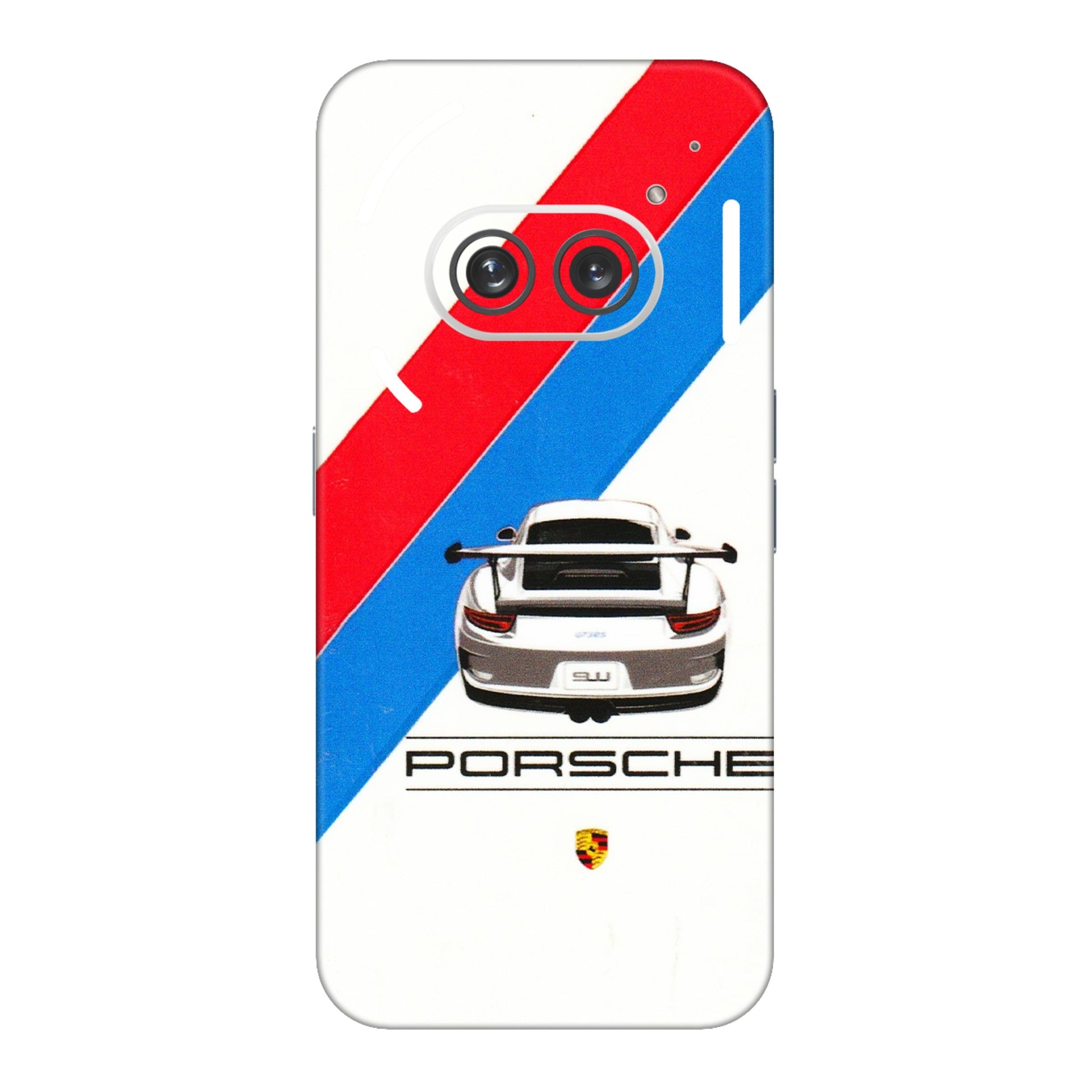 Nothing Phone Skins (All Models) - Porche Car Sober Logo - 3D Embossed Finish (L-248) Nothing Phone 2A