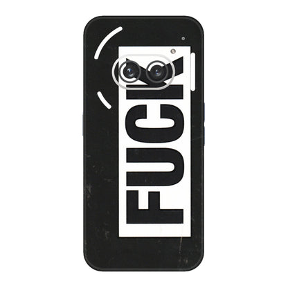 Nothing Phone Skins (All Models) - The F Word - 3D Embossed Finish (L-255) Nothing Phone 2A