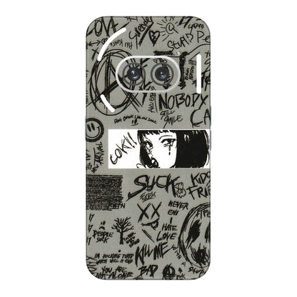 Nothing Phone Skins (All Models) - Never Have Love Anime - 3D Embossed Finish (L-260) Nothing Phone 2A