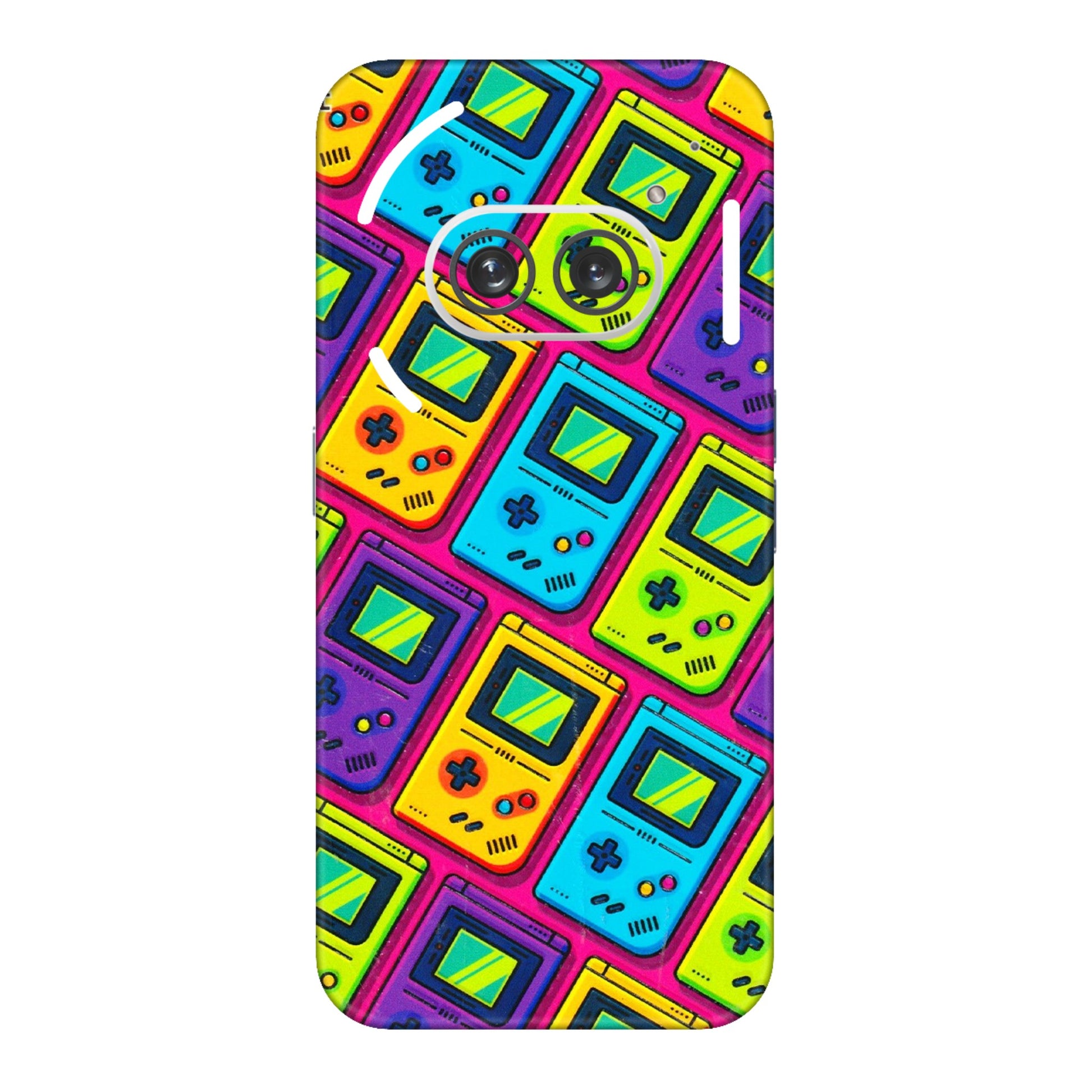 Nothing Phone Skins (All Models) - Gameboy Colourful  Latest - 3D Embossed Finish (L-266) Nothing Phone 2A