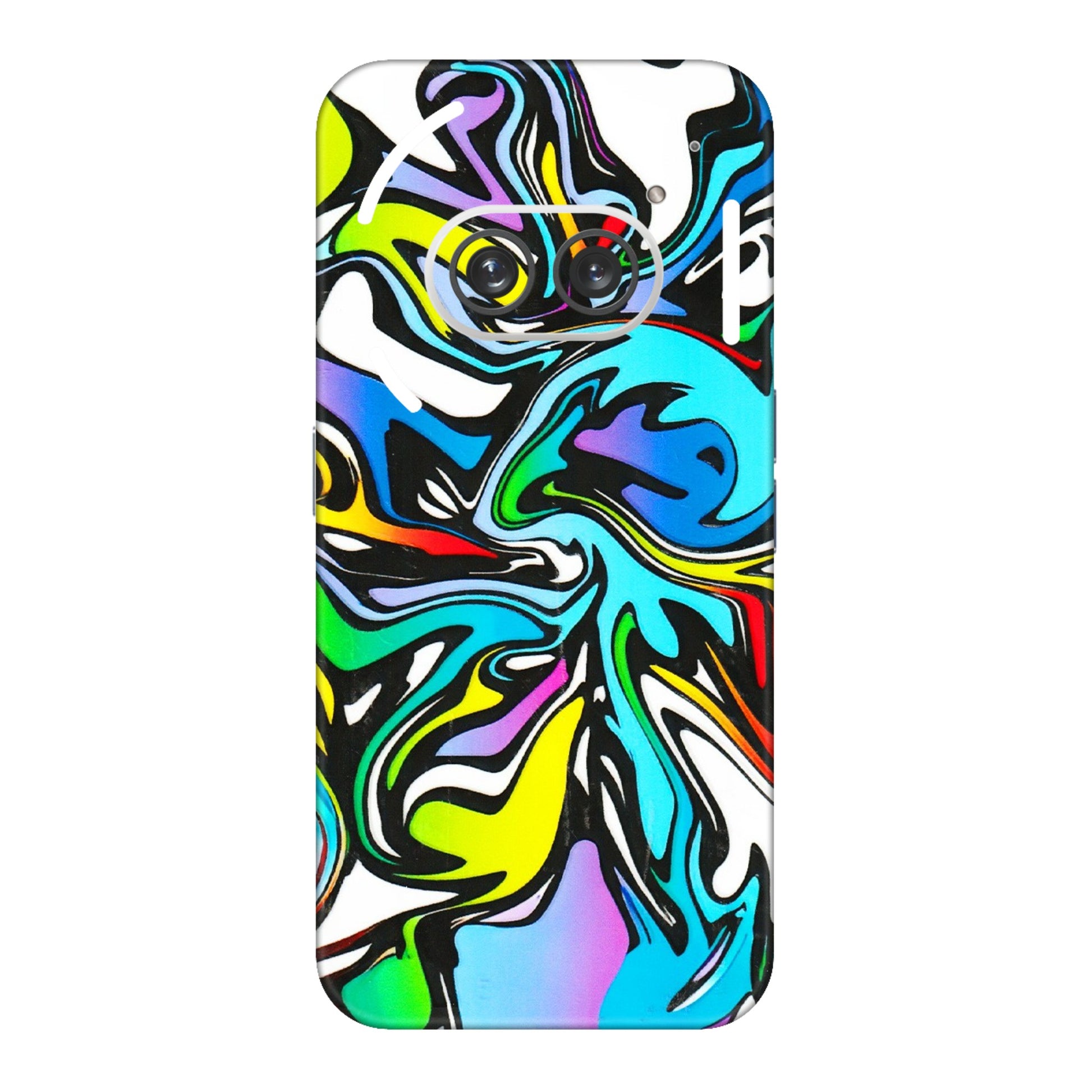 Nothing Phone Skins (All Models) - Abstract Colour Paints  Latest - 3D Embossed Finish (L-271) Nothing Phone 2A